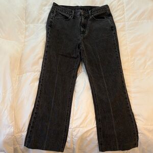 rag & bone Black Straight Leg Jeans